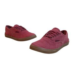 Vans Red Wine Low Pro Skate Shoes Sz Men 3.5 Women 5